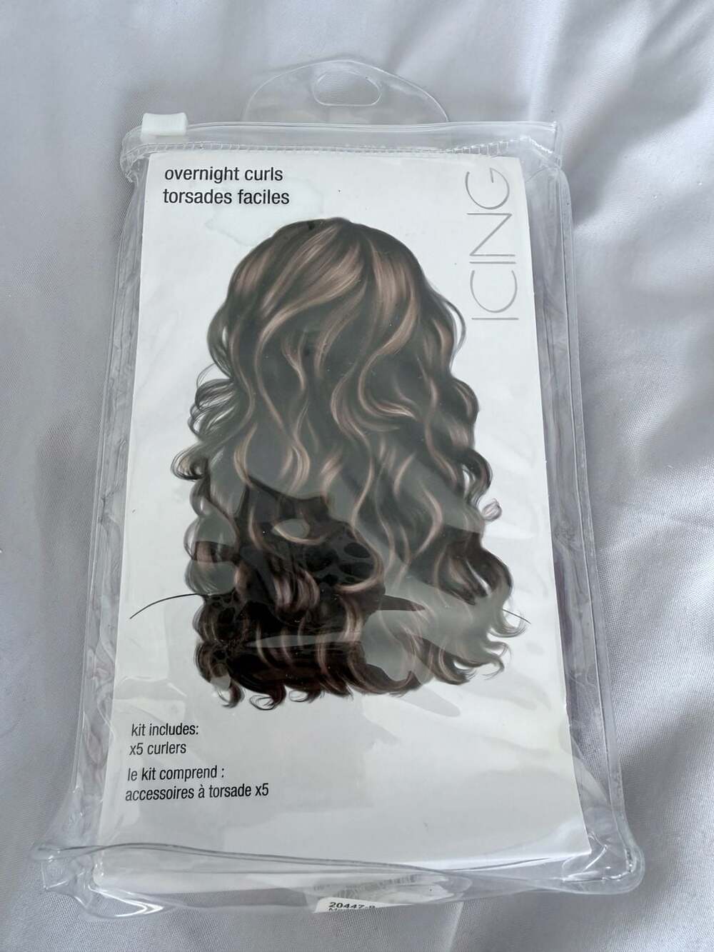 Icing Overnight Curls Torsades Hair Styling Kit 5 Piece Set Purple